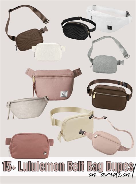 belt bag amazon dupe|lululemon belt dupe.